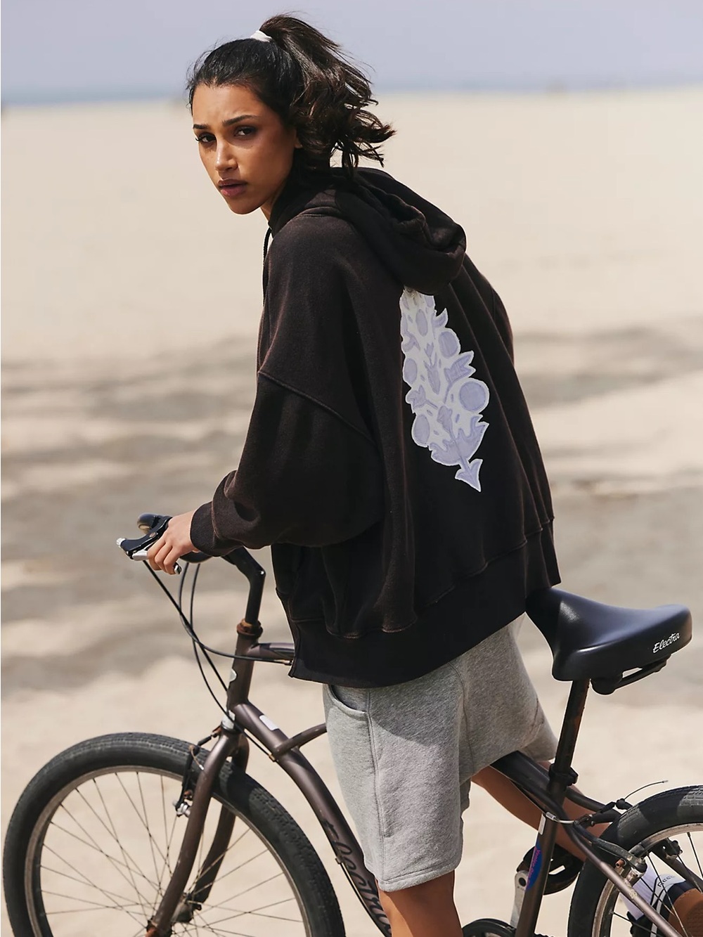 Free People Sprint To The Finish Logo Hoodie